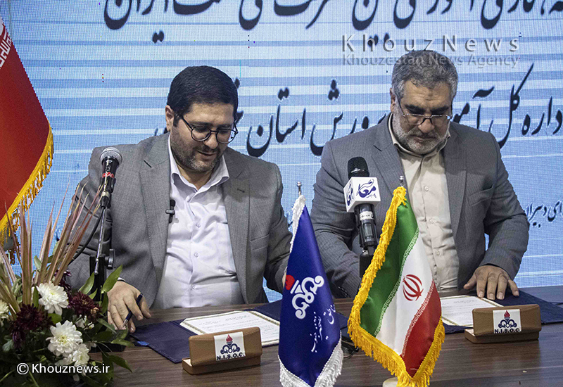 آموزش و پرورش خوزستان و شرکت ملی نفت تفاهم‌نامه امضا کردند/ تصاویر
