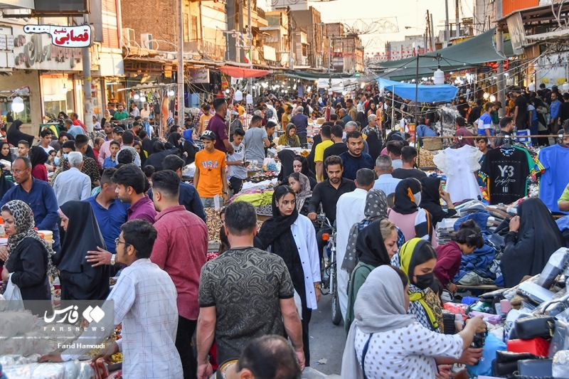 بازار آبادان در آستانه عید فطر