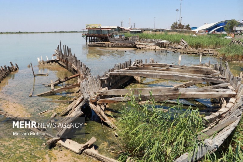 تصاویر/ قبرستان لنج‌های فرسوده