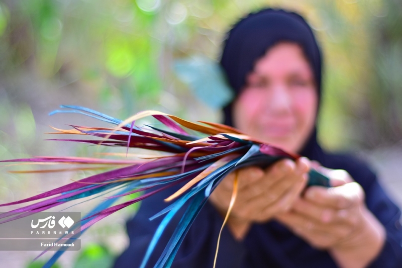 حصیر بافی در آبادان