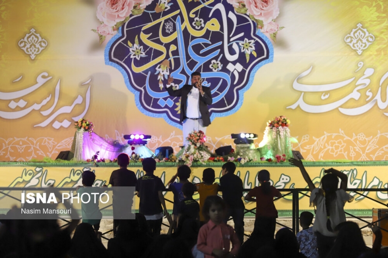 جشن عید غدیر در حرم علی‌بن مهزیار اهوازی