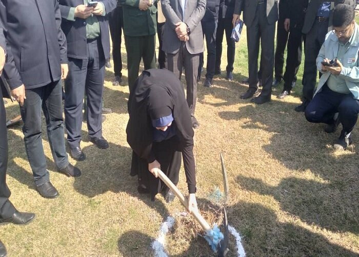 آغاز عملیات اجرایی پارک چهار هکتاری در شرکت فولاد خوزستان