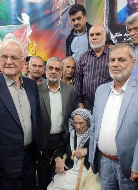  اعلام حمایت حاج عبدالنبی آریایی نسب(بندری) از بزرگان و ریش سفیدان طایفه بندری از دکتر امیر حیات مقدم
