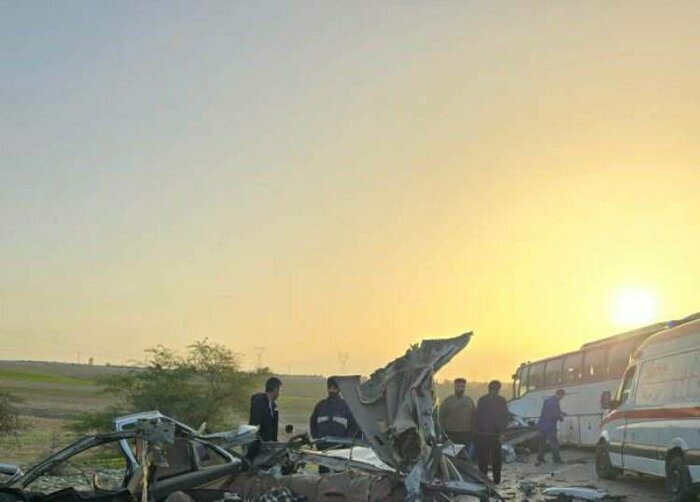 تصادف اتوبوس در جاده دزفول به شوشتر پنج کشته داشت 
