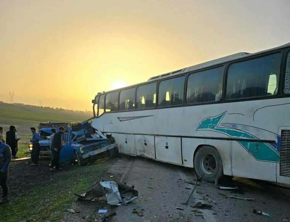 تصادف اتوبوس در جاده دزفول به شوشتر پنج کشته داشت 