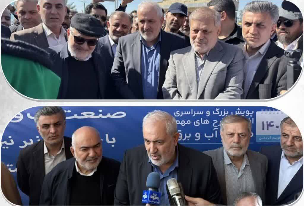 با پیگیری امیر حیاتمقدم، در اسفند ۱۴۰۴، پروژه آبرسانی به شهرهای چمران، طالقانی و ماهشهر با افزایش ۱۷ هزار و ۵۰۰ مترمکعبی آب در شبانهروز افتتاح شد با پیگیری امیر حیاتمقدم، در اسفند ۱۴۰۴، پروژه آبرسانی به شهرهای چمران، طالقانی و ماهشهر با افزایش ۱۷ هزار و ۵۰۰ مترمکعبی آب در شبانهروز افتتاح شد