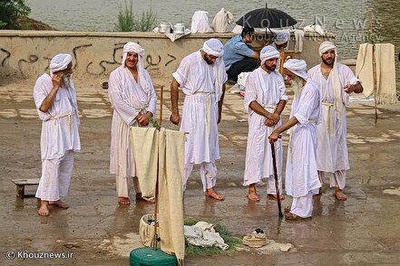 گزارش تصویری/ عید بزرگ بزبان مندایی (دهوا ریا)