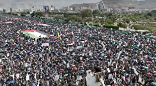 راهپیمایی میلیونی یمنی‌ها با عنوان «تبریک به ایران»