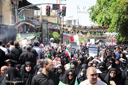 تشییع پیکر شهید سردار «غلامعلی رشید» در دزفول