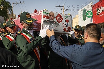 تشییع پیکر شهید سردار «غلامعلی رشید» در دزفول