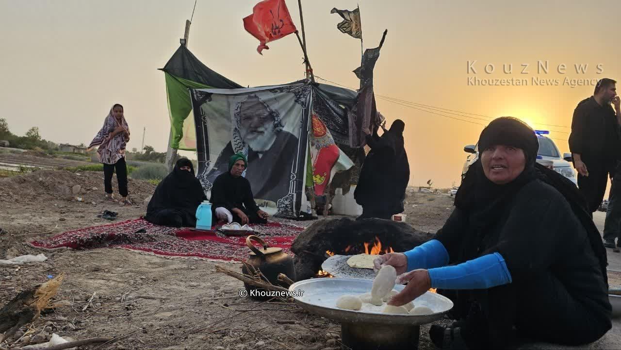  یک فنجان چای بهشتی/  از اهواز تا چزابه؛ جایی که دل‌ها زودتر از قدم‌ها به کربلا می‌رسند 
