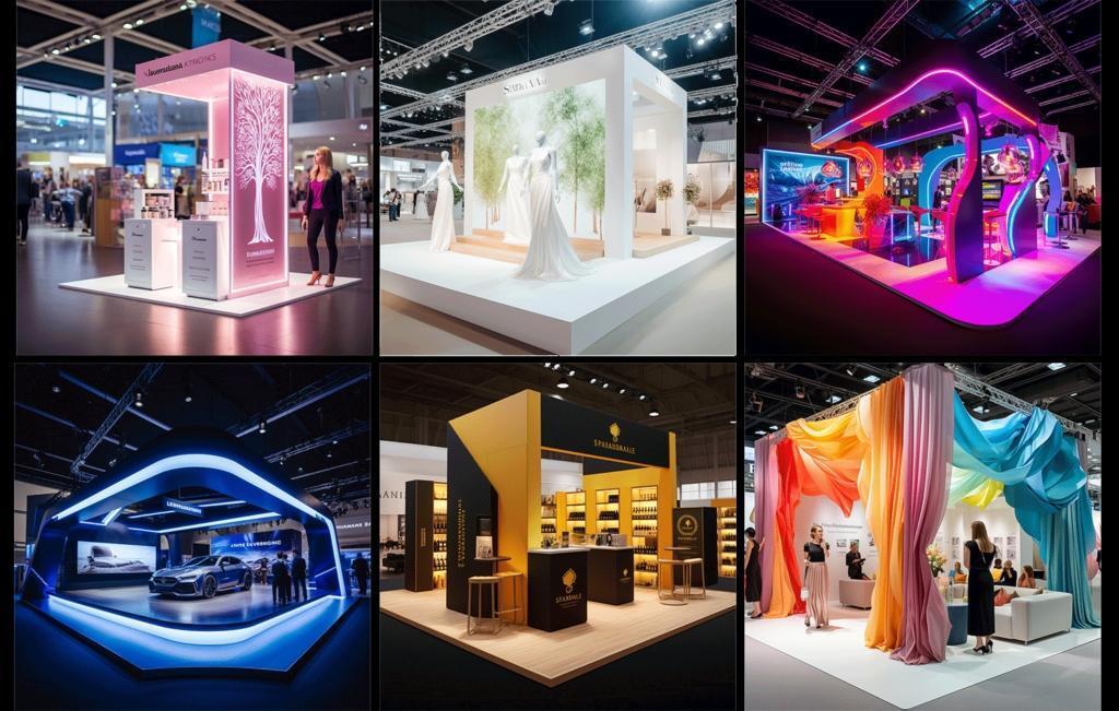 چیدمان بهینه غرفه نمایشگاه