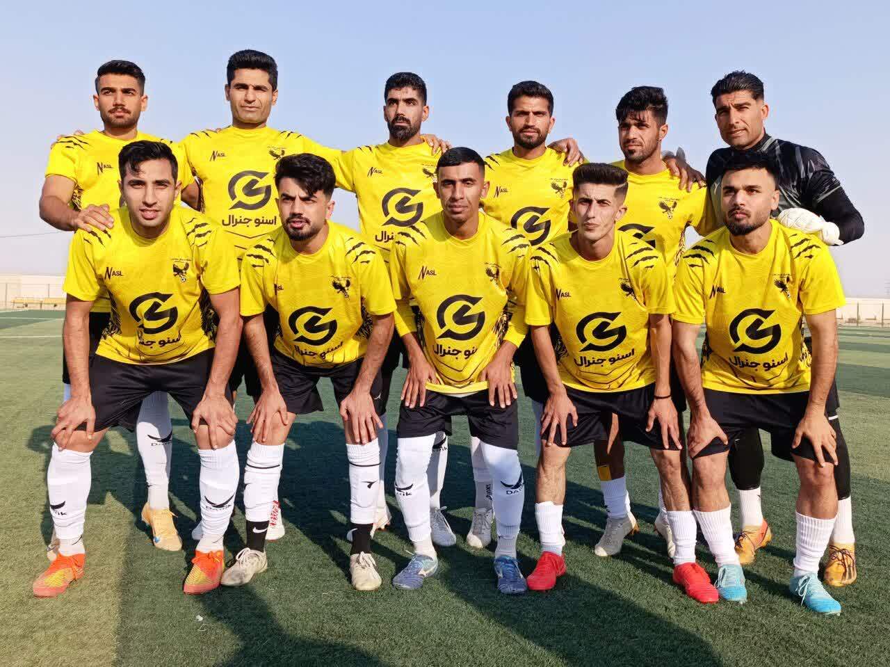 پایان نیم فصل لیگ برتر فوتبال خوزستان عقاب هندیجان با پروازی بلند قهرمان شد