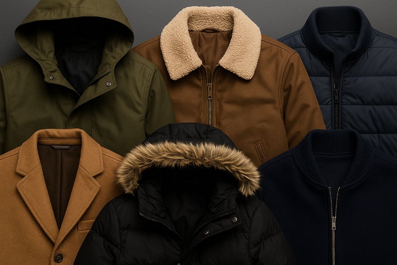 رنگ بندی کاپشن مردانه