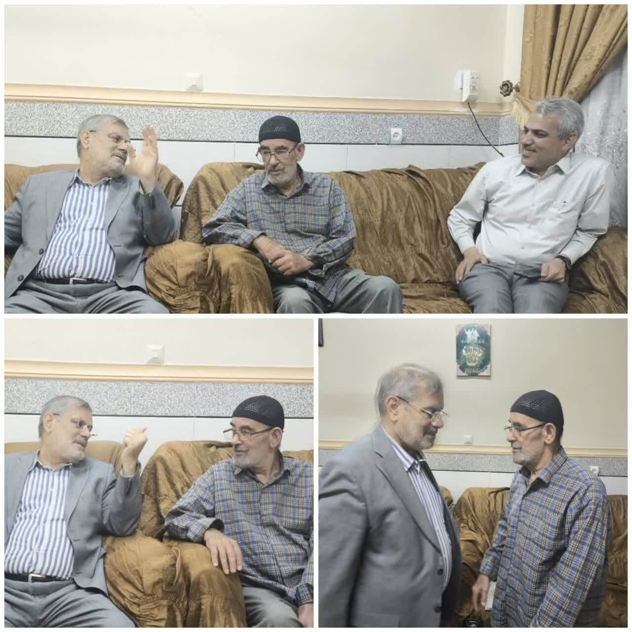 دیدار دکتر امیر حیات مقدم با معلم پیشکسوت، آقا سید تقوی ،در اردبیهشت ۱۴۰۵ دیدار دکتر امیر حیات مقدم با معلم پیشکسوت، آقا سید تقوی ،در اردبیهشت ۱۴۰۵