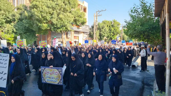 آغاز راهپیمایی یوم‌الله ۱۳ آبان در خوزستان