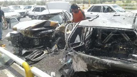 تصادف در پل کجباف شوشتر 3 مصدوم برجای گذاشت
