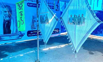 برپایی موقعیت سردار شهید حاج حمید تقوی‌فر در هویزه