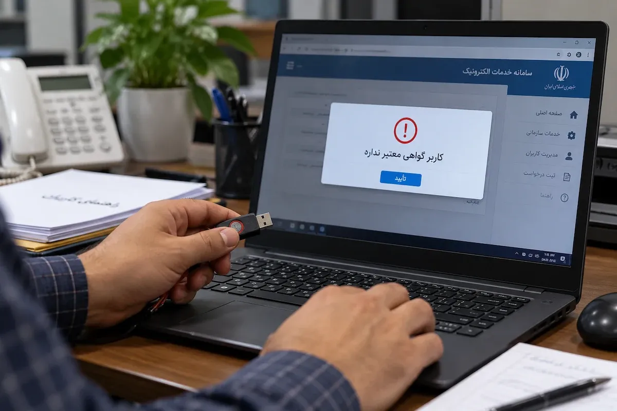 خطای امضای دیجیتال خطای امضای دیجیتال