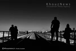 تک عکس / عبور از پل ممنوعه