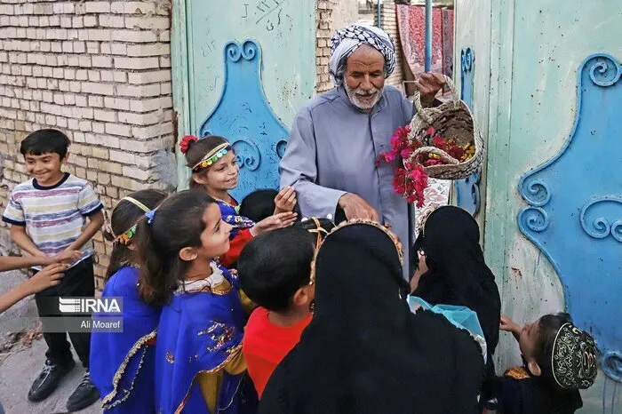 گرگیعان، آوای شادی کودکان خوزستان در نیمه رمضان