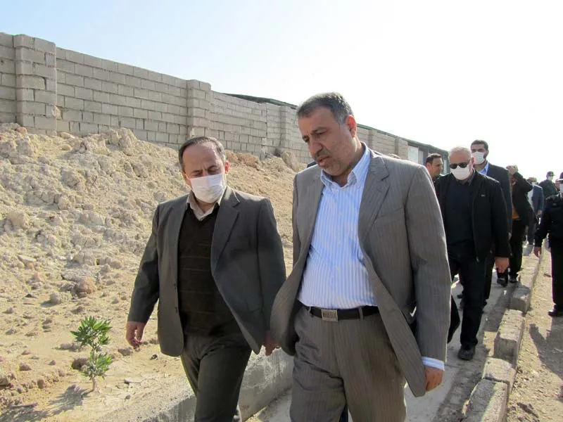بازدید معاون عمرانی استانداری قزوین وهيئت همراه از مجتمع دفع پسماندهاي كلانشهر اهواز