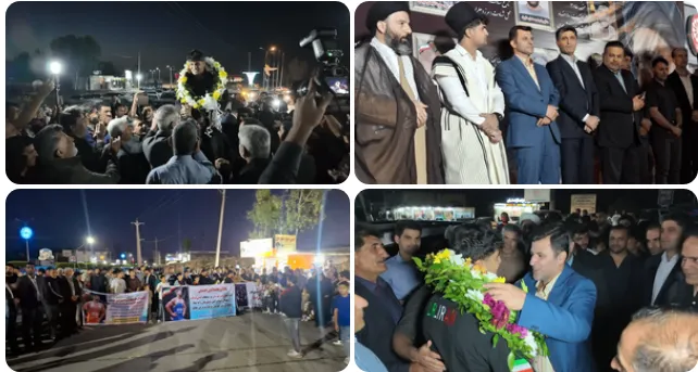 استقبال مسجدسلیمان از نایب قهرمان کشتی فرنگی آسیا