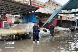 آبگرفتگی بازار کیان اهواز