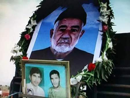 پیکرپدرشهیدان جعفرزاده درگتوند تشییع شد