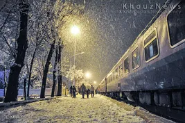 تک عکس / ایستگاه برفی