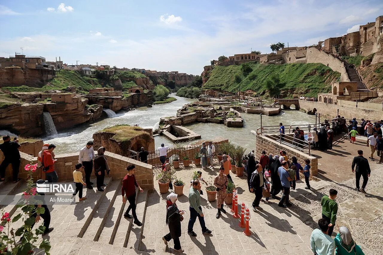 خدمات نوروزی خوزستان؛ اسکان ۱۲۳ هزار مسافر و جذب ۴۵۰ هزار گردشگر