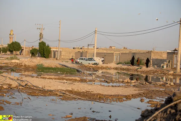 نمایی باز از خیابان اصلی کوی مندلی