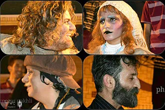 اجرای نمایش خیابانی «رستم و اسفندیار» در اهواز