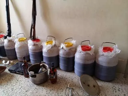دستگيري عامل تهيه و توزيع مشروبات الكلي در گتوند