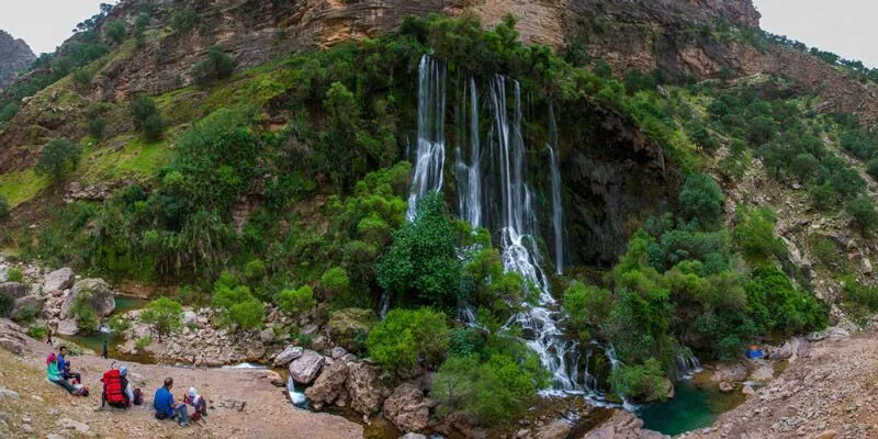 آتش سوزی اثر طبیعی ملی آبشار شوی دزفول مهار شد