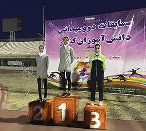 نشان برنز دونده خوزستانی در مسابقات دانش‌آموزان دختر کشور