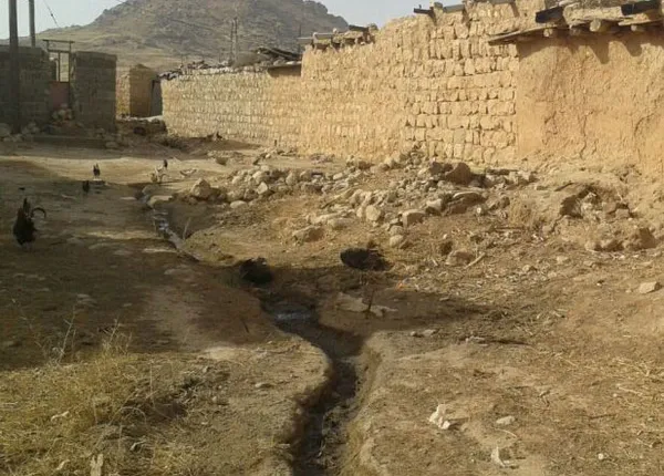 نمایی از روستای خالی از سکنه