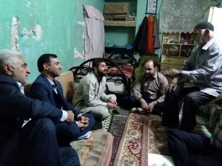 دیدار استاندار خوزستان با خانواده یکی از شهدای حادثه منا