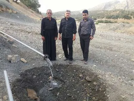 مشکل آب منطقه عشایری دورک دزفول برطرف شد