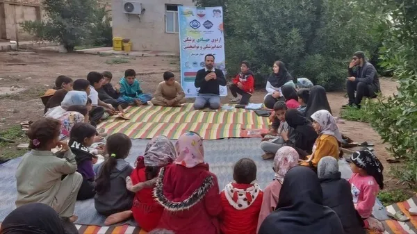 اردویی که با نام گل نرگس معطر شد