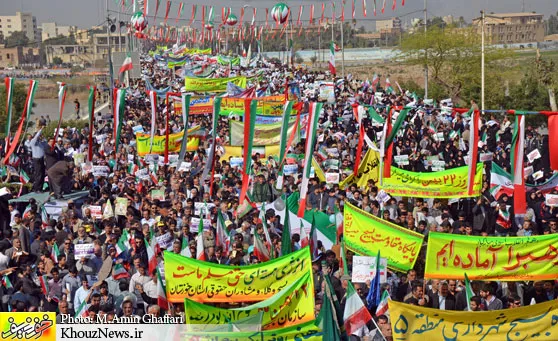 مسئولان، وحدت و همدلی را از ملت بیاموزند/  خوزستان رنگ انقلاب گرفت